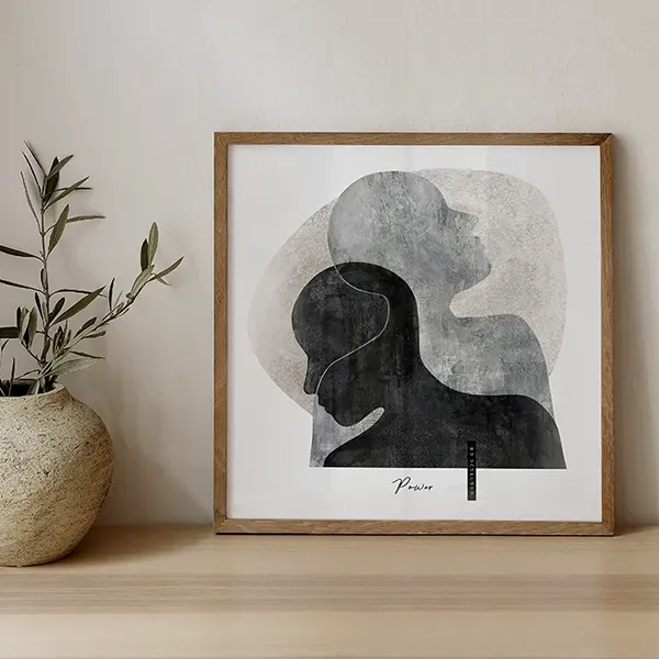 Poster med budskap –