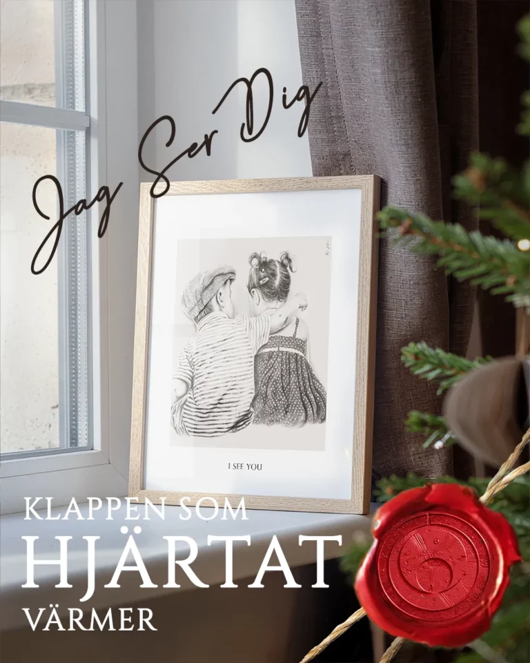 Budskapstavla med en mening